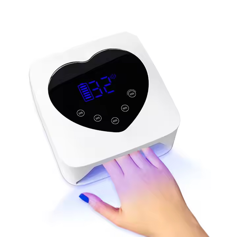 Állítható LED-es körömlámpa kijelzővel