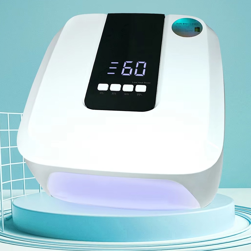 Nagy teljesítményű, 80 W-os UV LED-es körömszárító intelligens érzékelővel