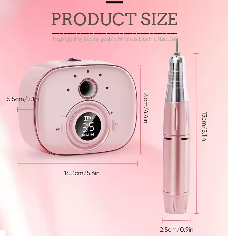 Grinding drill pen with charging base