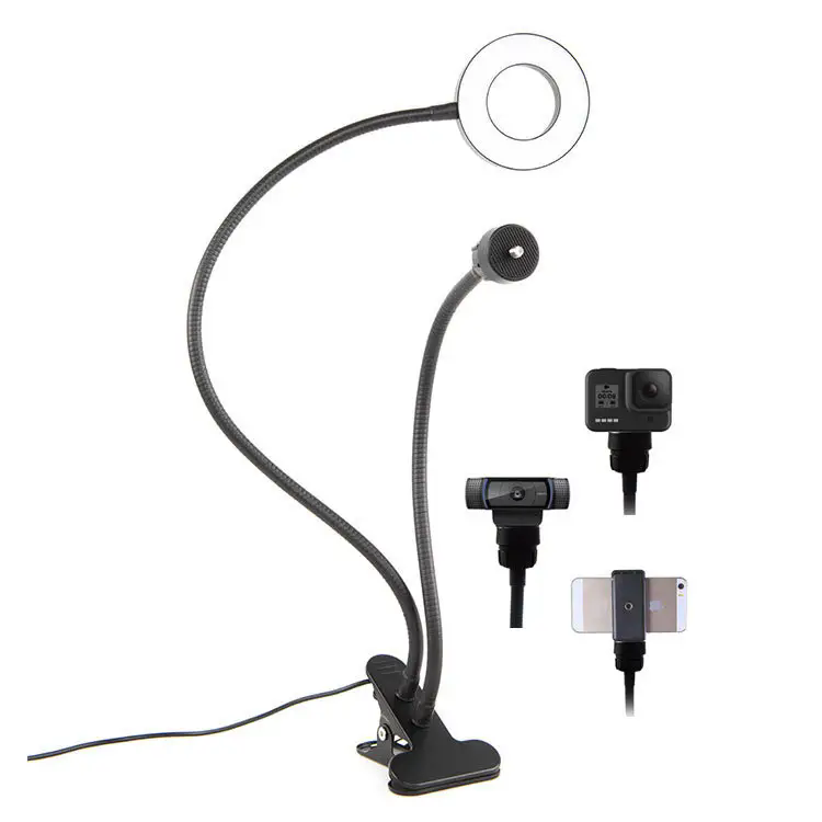 LED LIVE FLAFL Light 6 hüvelykes fotógyűrű fény
