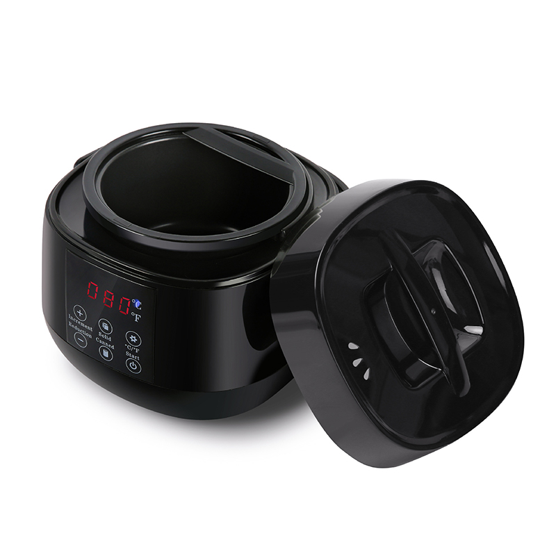 Kicsi viaszolvasztó edény fekete fogantyúval